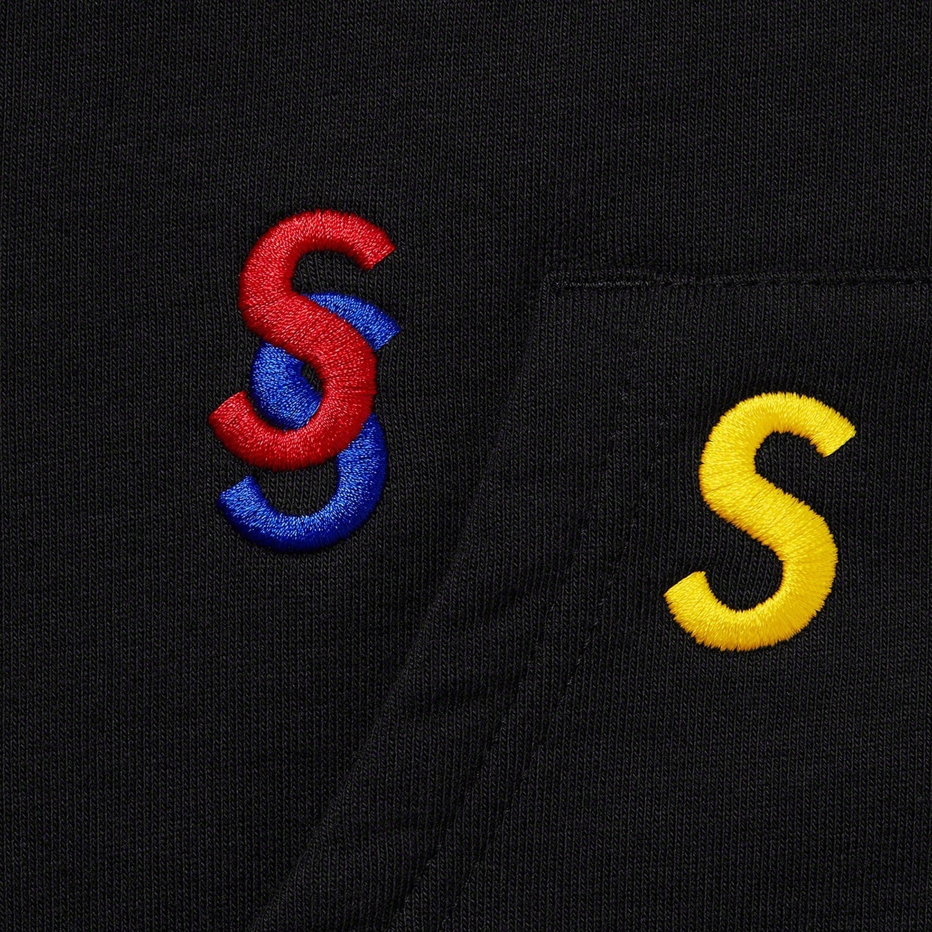 Embroidered S Hooded Sweatshirt view 7